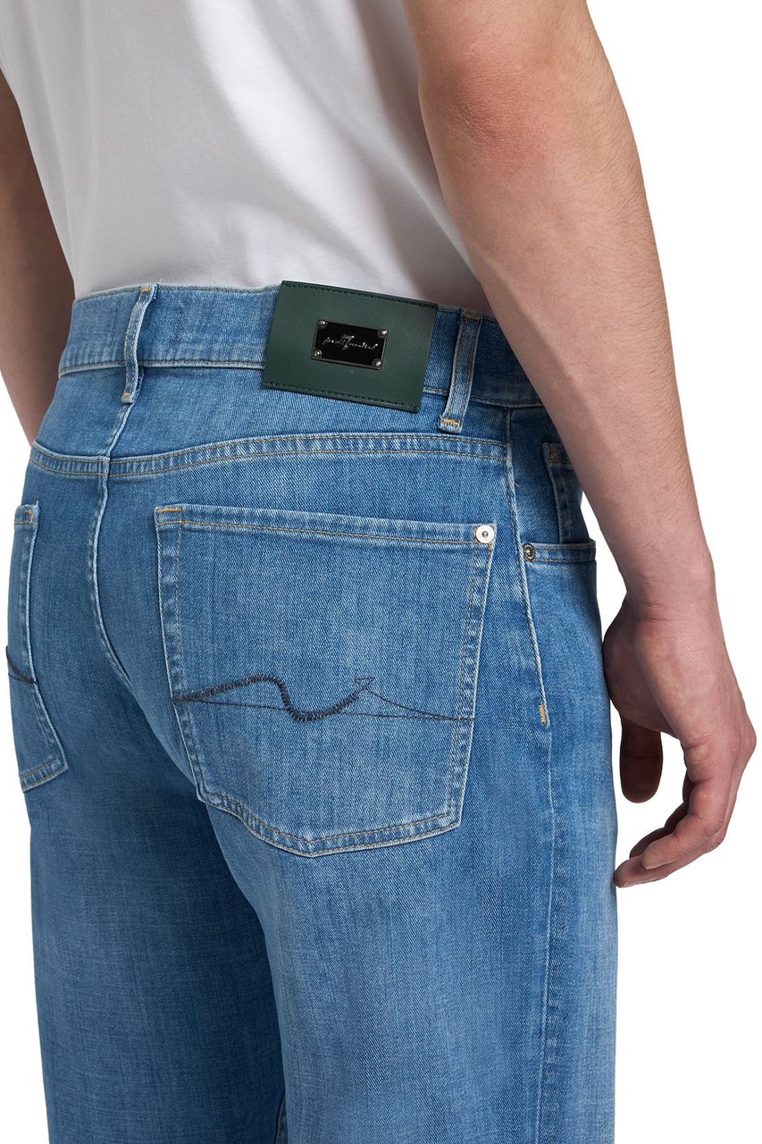 7 For All Mankind Slimmy Special Edition High Point B Blauw