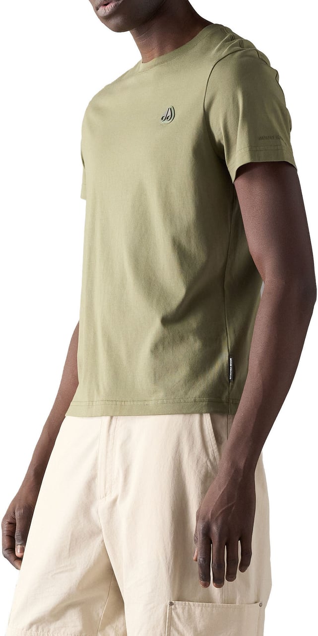 Moose Knuckles Crescent Tee Artichoke Groen