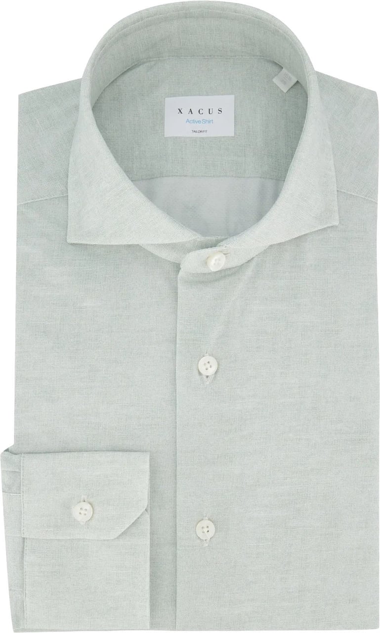 Xacus Active Tailor Linnen Look Light Gre Groen