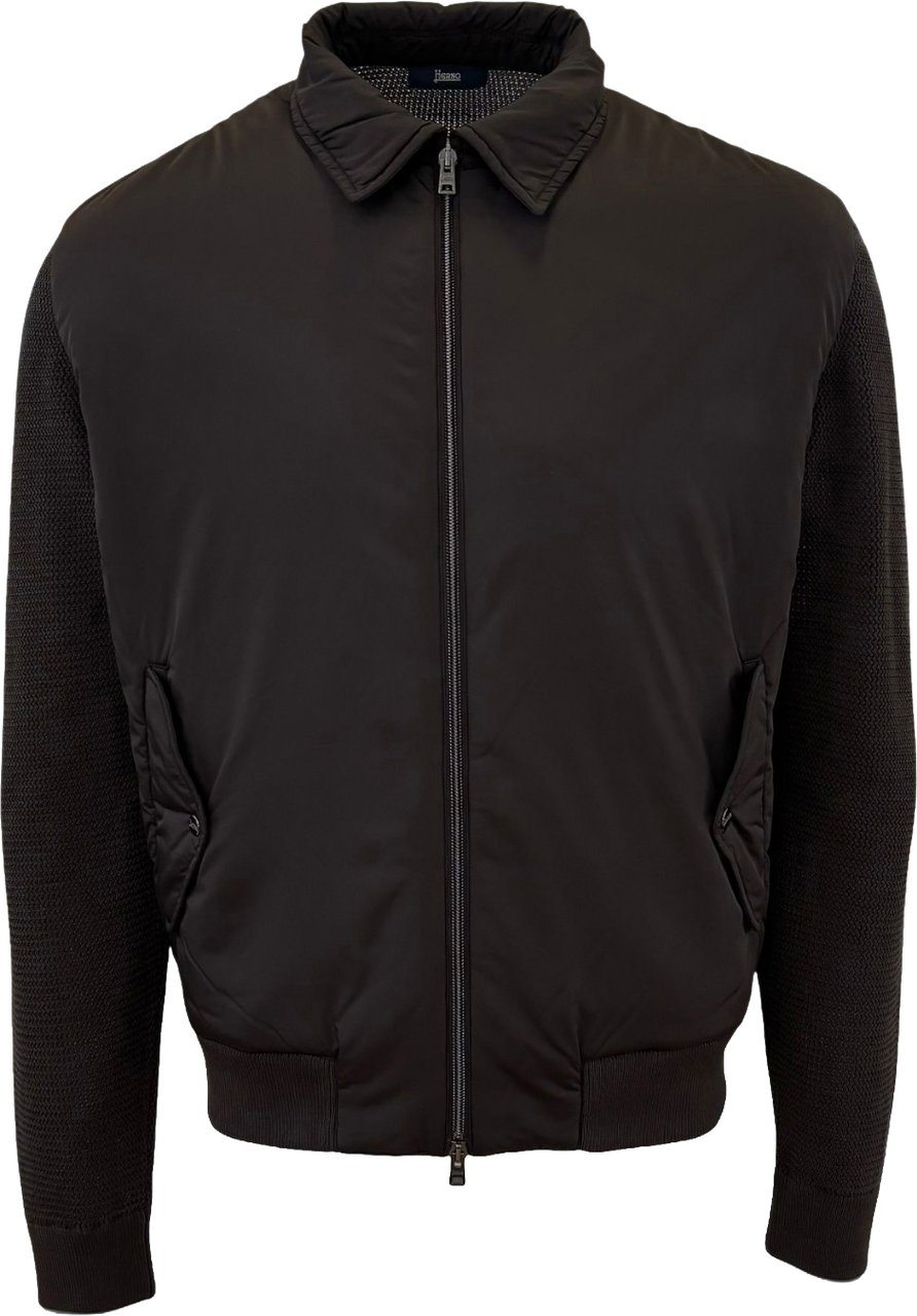 Herno Vest jack donkerbruin Bruin
