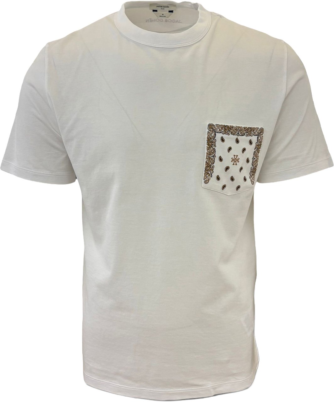 Jacob Cohen T shirt wit met borstzak Wit