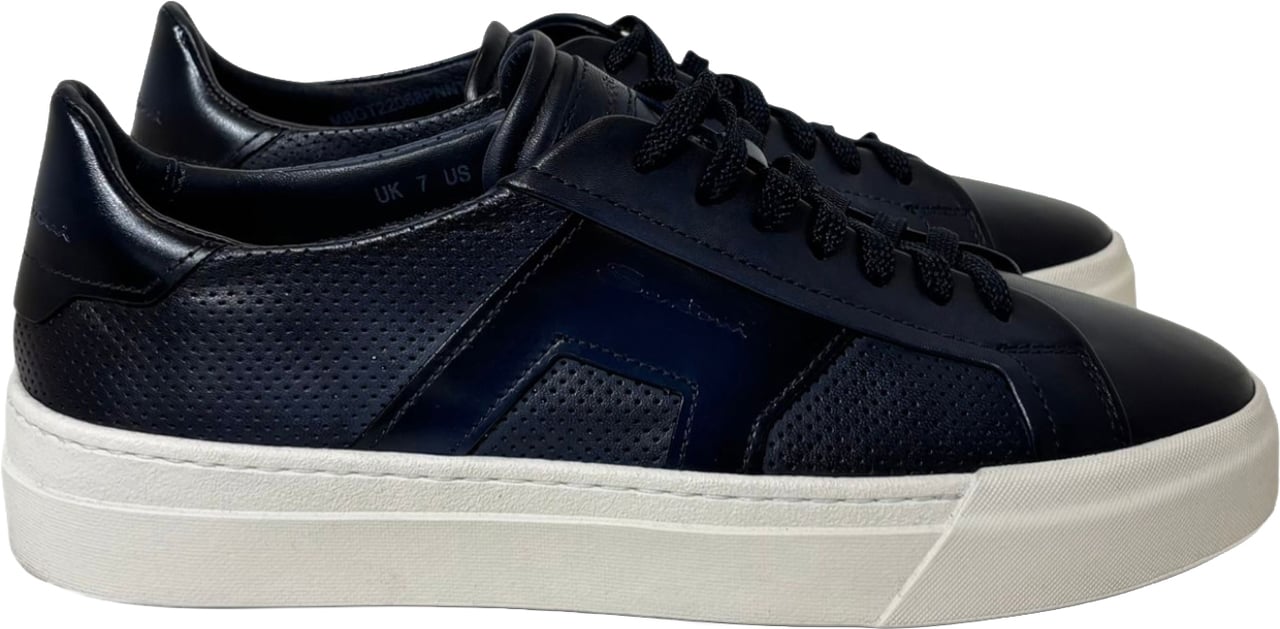 Santoni sneaker Gloria navy Blauw