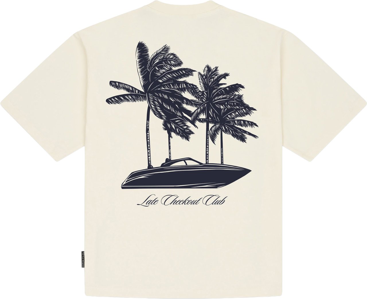 Baron Filou Oversized Speedboats T-shirt Wit