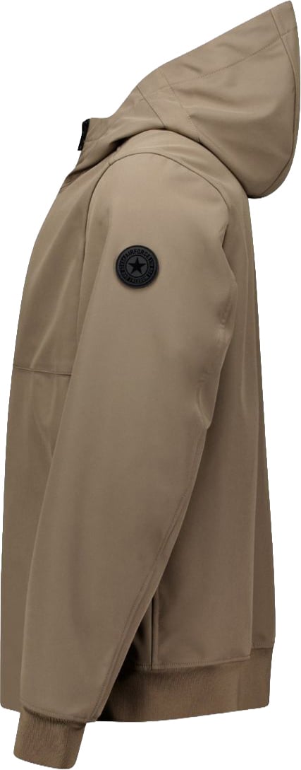 Airforce Softshell Chestpocket Walnut Taupe