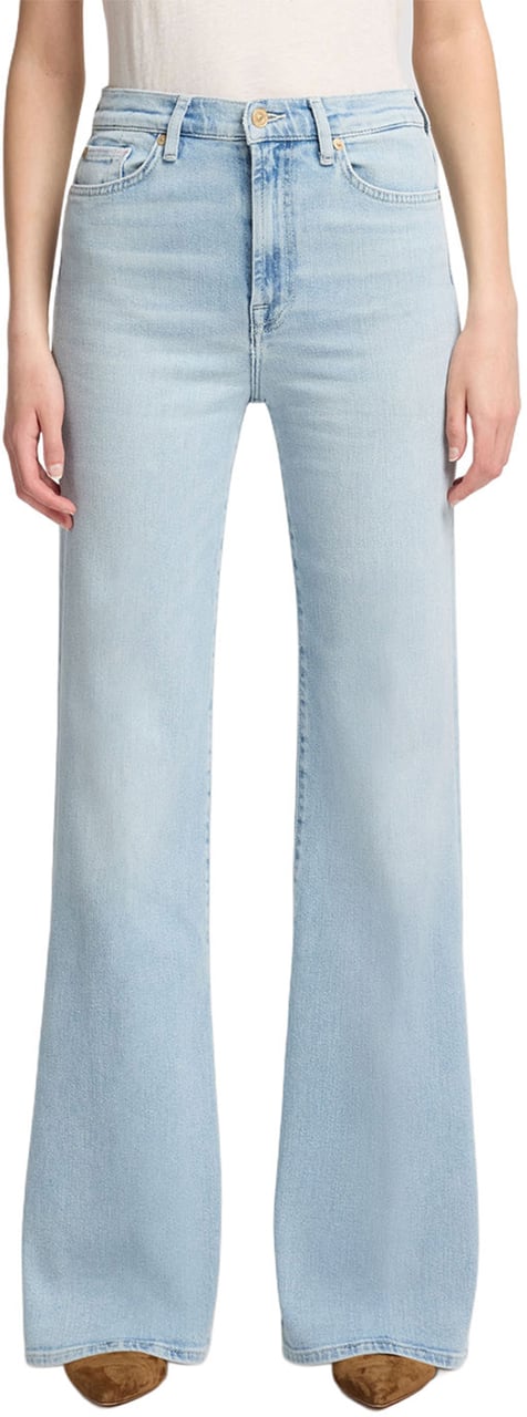 7 For All Mankind Modern Dojo Frozen Blauw