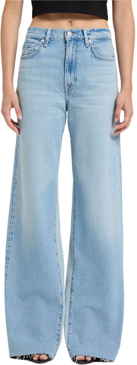 7 For All Mankind Panel Lotta Seabreeze Blauw