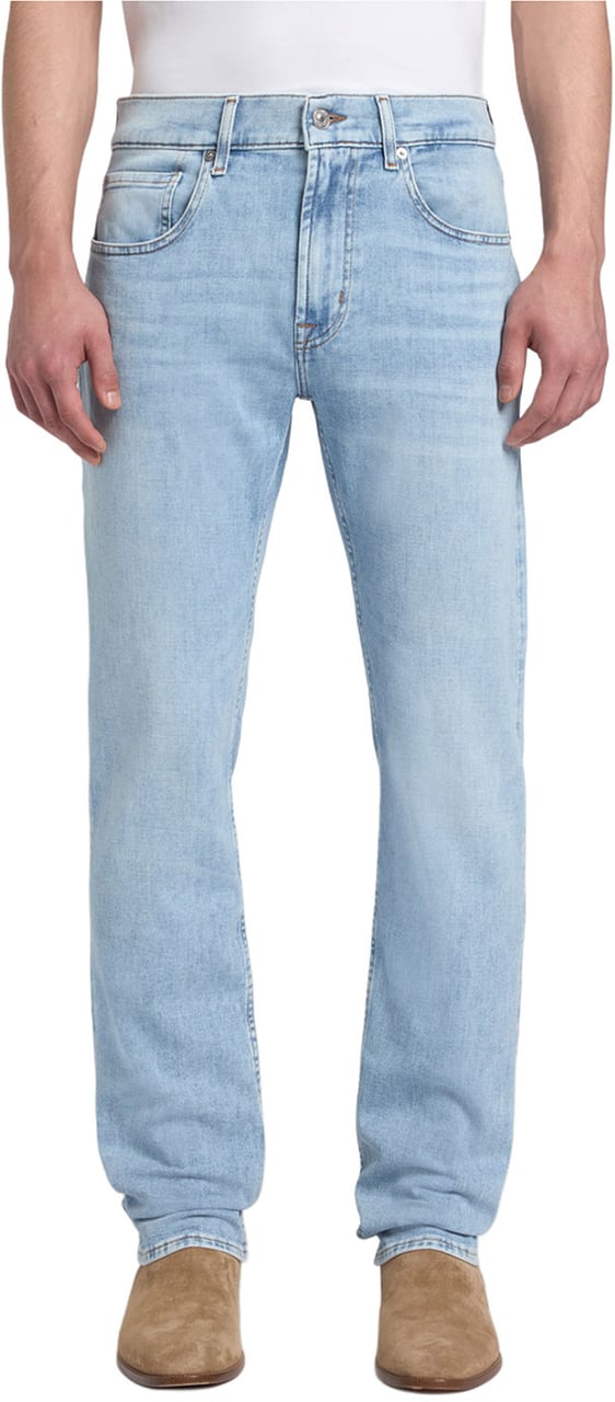 7 For All Mankind The Straight Miramar Blauw