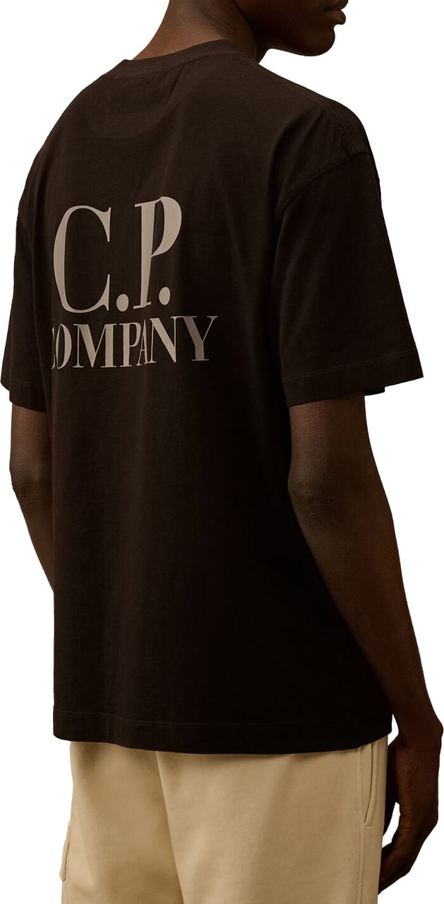 CP Company Jersey short sleeve Zwart
