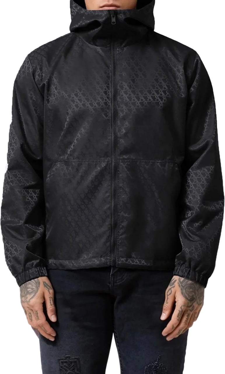 XPLCT Studios Reverse Windbreaker Black Zwart