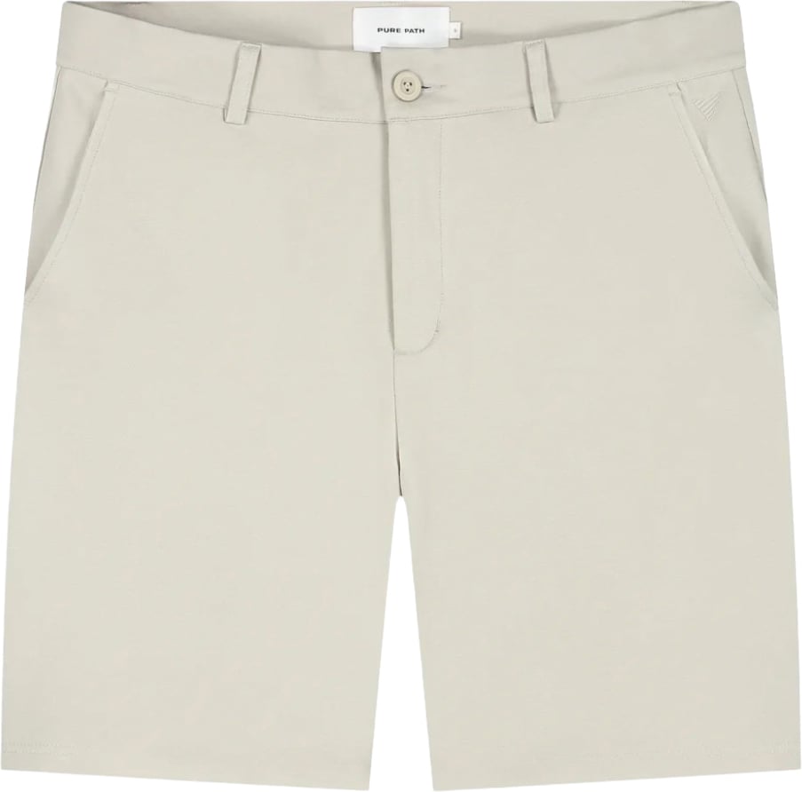 Pure Path Punta smart shorts sand 26010514 Wit