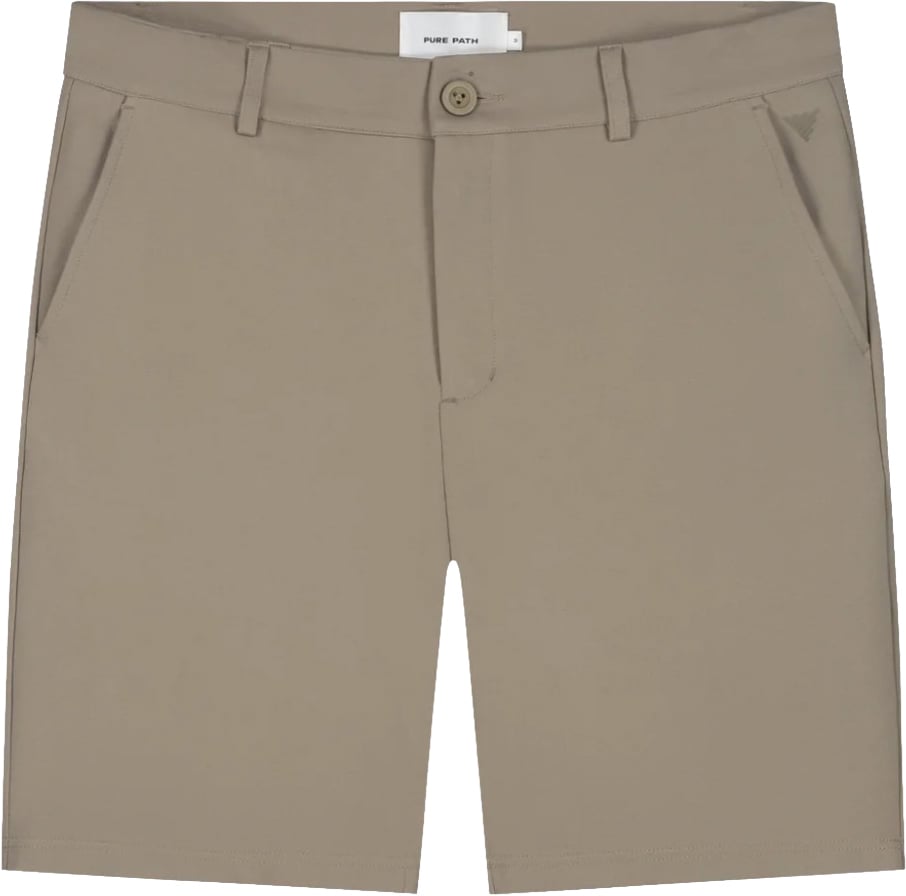 Pure Path Punta smart shorts taupe 26010514 Taupe