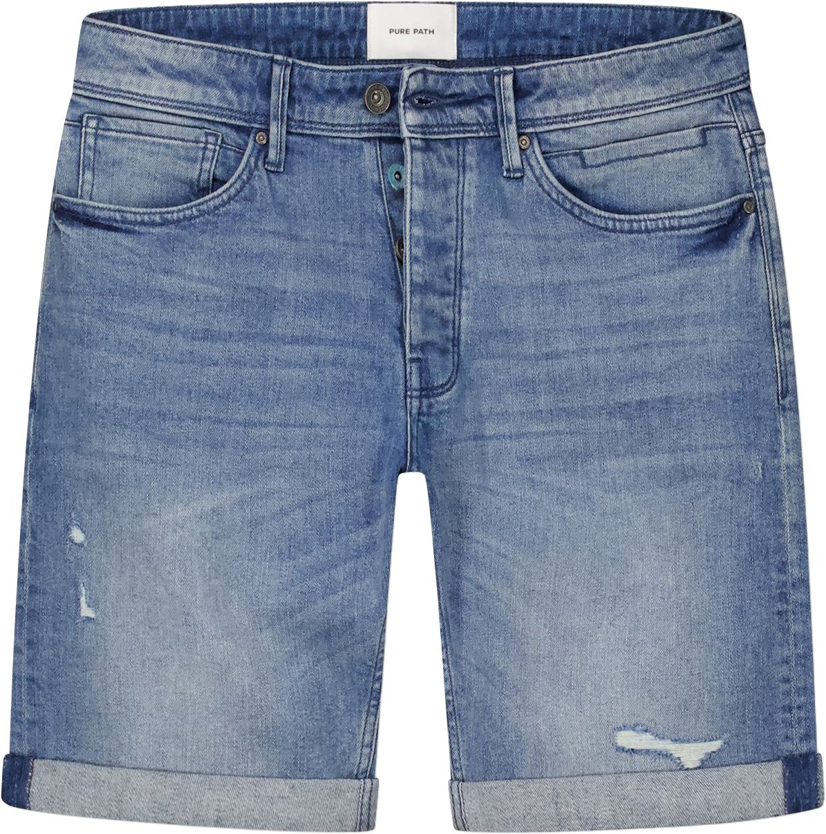 Pure Path The Miles W1622 Mid Blue Blauw