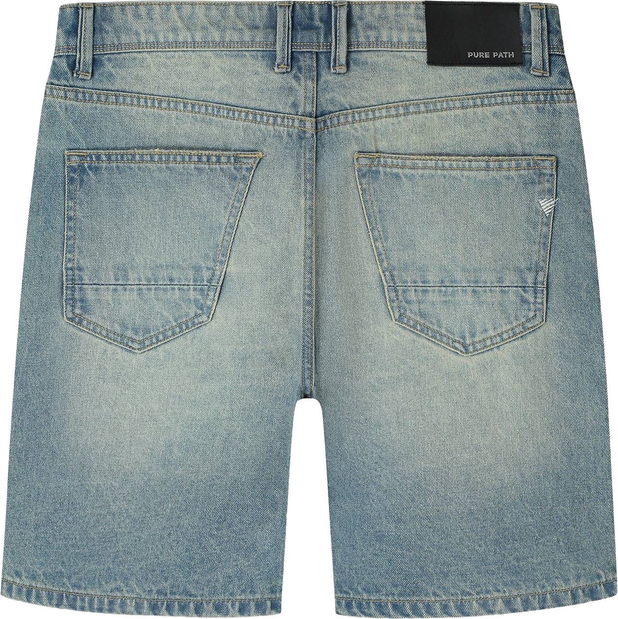 Pure Path The Owen Regular Fit Shorts Blauw