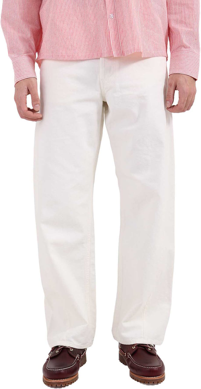 ØLÅF jeans off white Wit