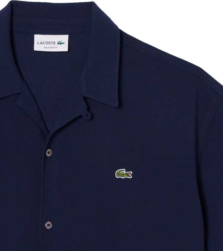 Lacoste polo pull dbl Blauw