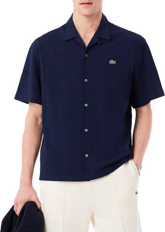 Lacoste polo pull dbl Blauw
