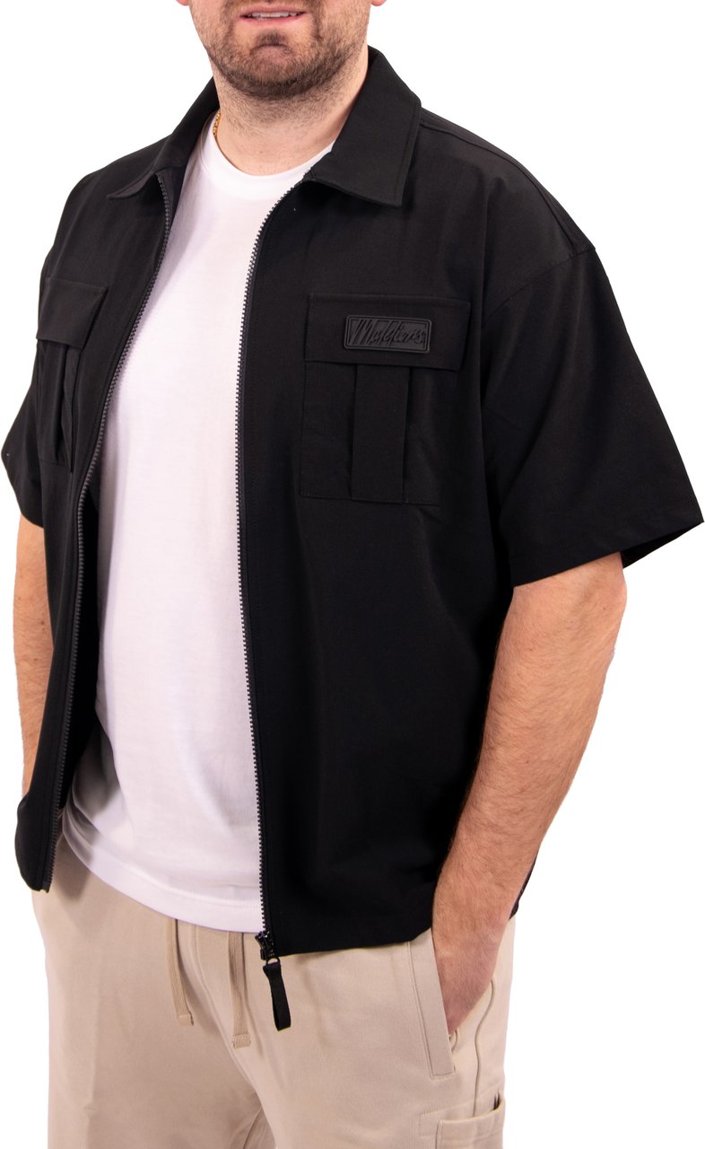 Malelions Malelions Men Capri Zip Shirt Zwart