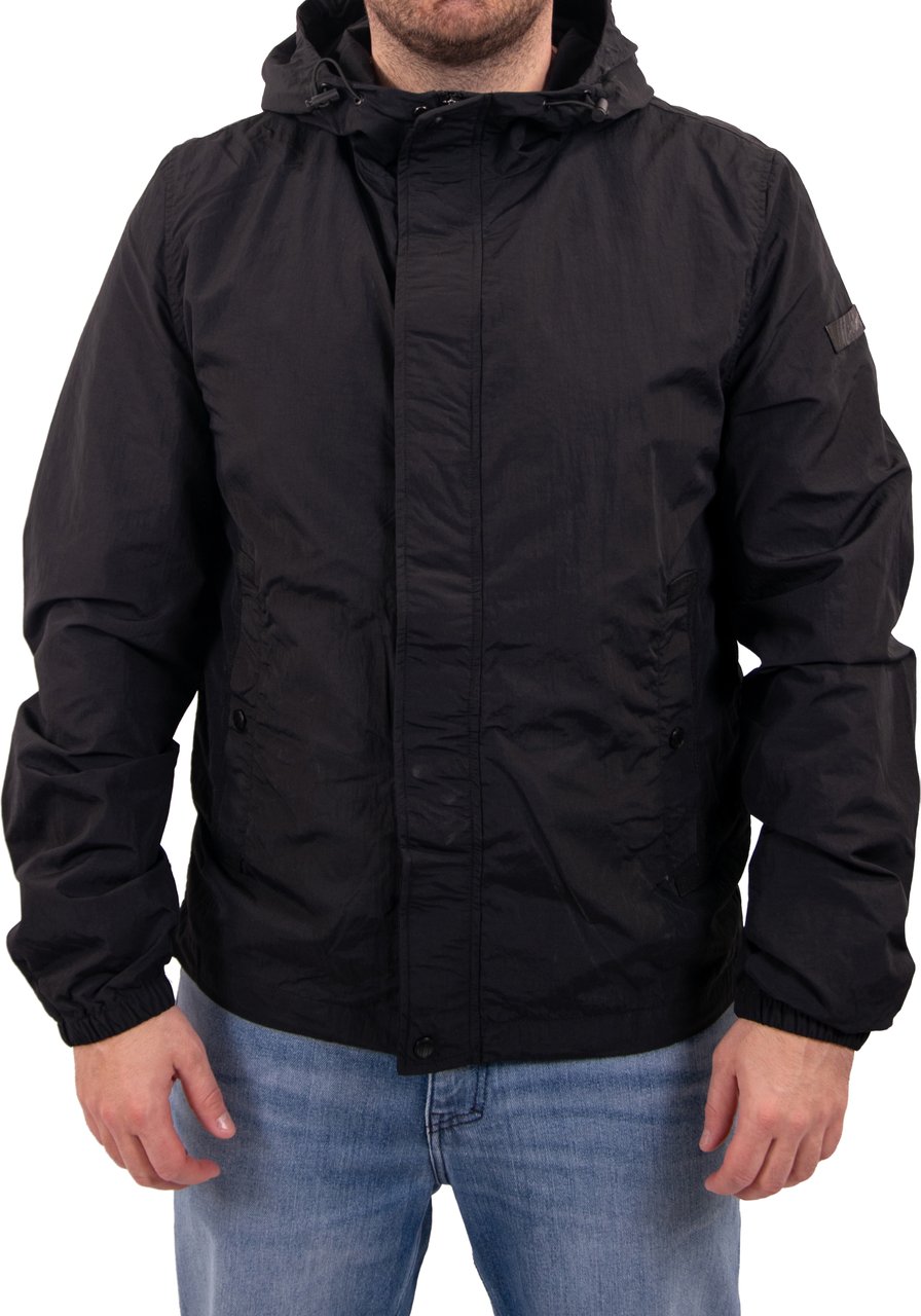 Malelions Malelions Men Nylon Windbreaker Zwart