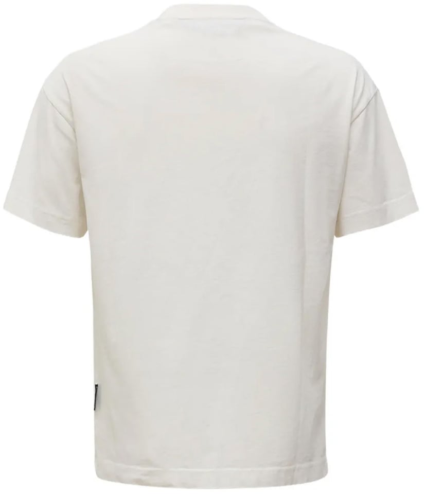 Palm Angels Spray Bear Regular Tee Offwhite Wit