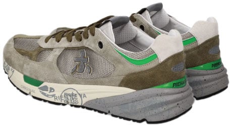 Premiata Heren Mase Grijs