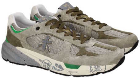 Premiata Heren Mase Grijs