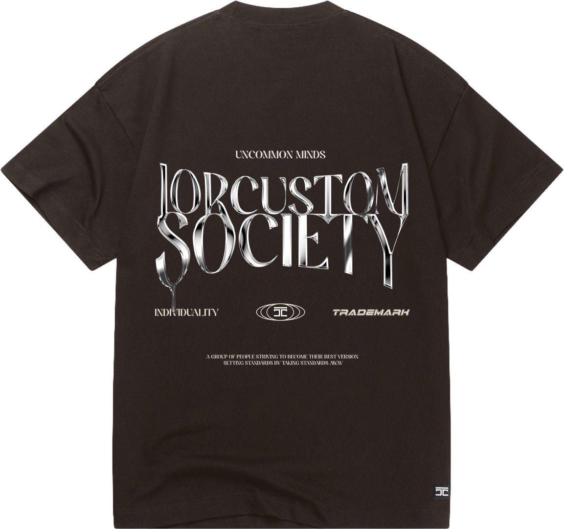 JORCUSTOM UncommonMinds Loose Fit T-Shirt Bruin