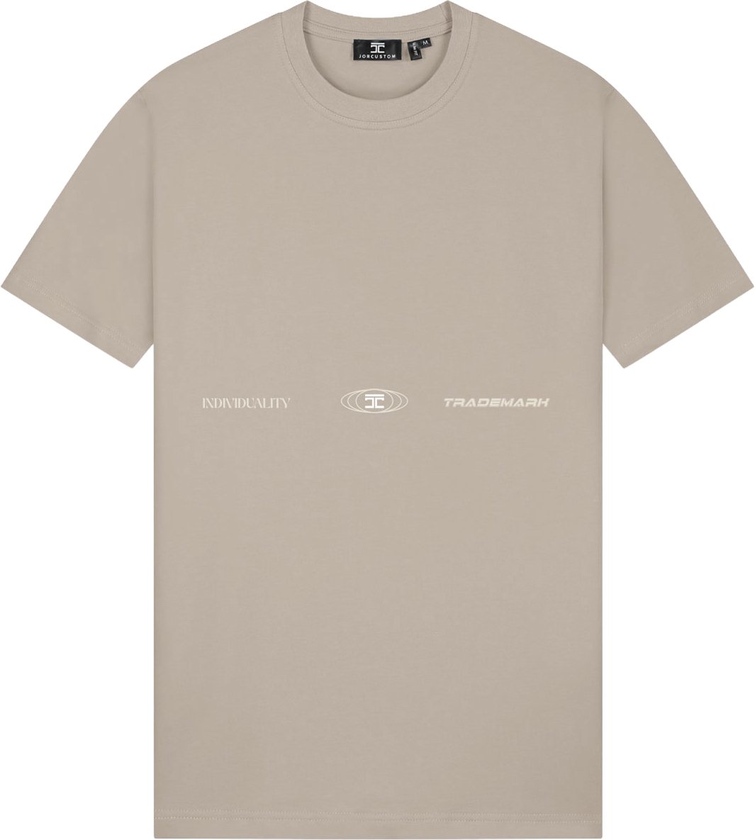JORCUSTOM UncommonMinds Slim Fit T-Shirt Taupe