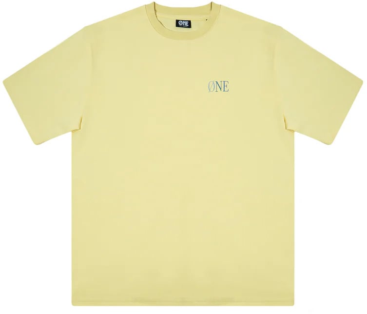 Øne First Movers Blue Berry Flower Tee Geel