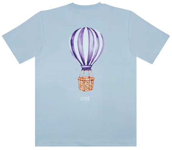 Øne First Movers Super Balloon Tee Blauw