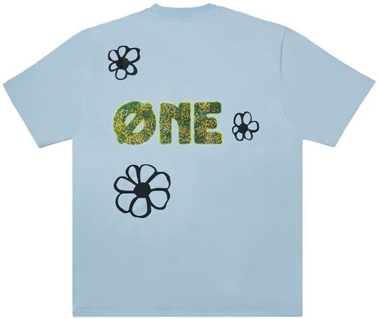 Øne First Movers Super Flower Garden Tee Blauw