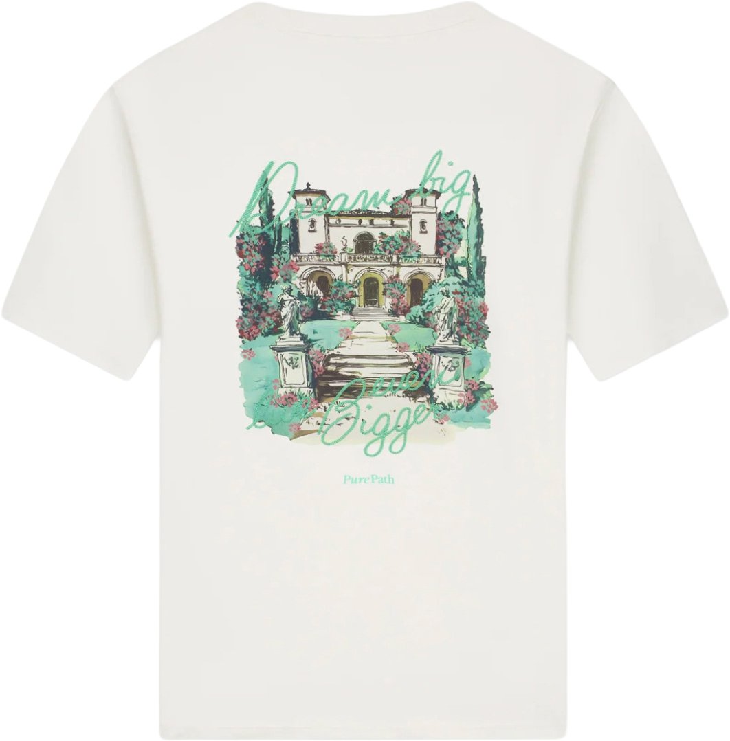 Pure Path Mansion T-shirt Wit