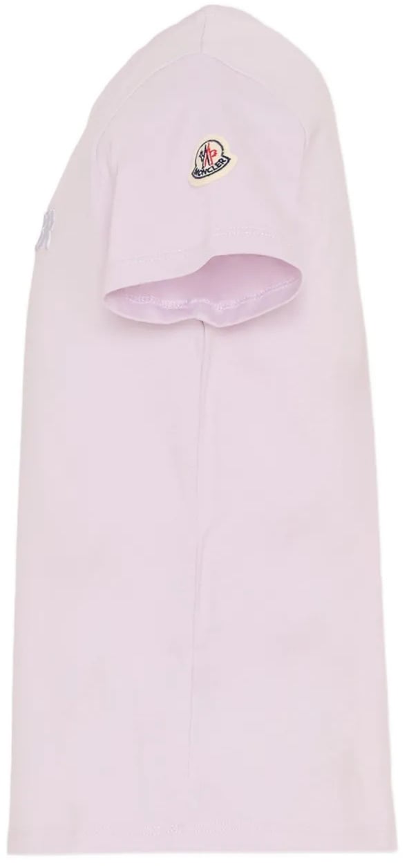 Moncler Moncler Kinder Jongens T-Shirt In Lila Paars