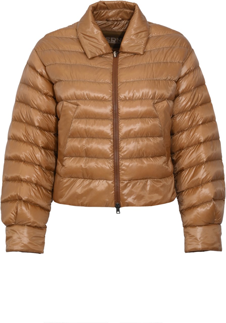 Herno Coats Camel Beige
