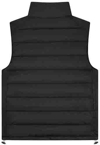 Malelions Malelions Men Placket Padded Vest Zwart