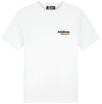 Malelions Malelions Men Limone Di Capri T-Shirt Wit