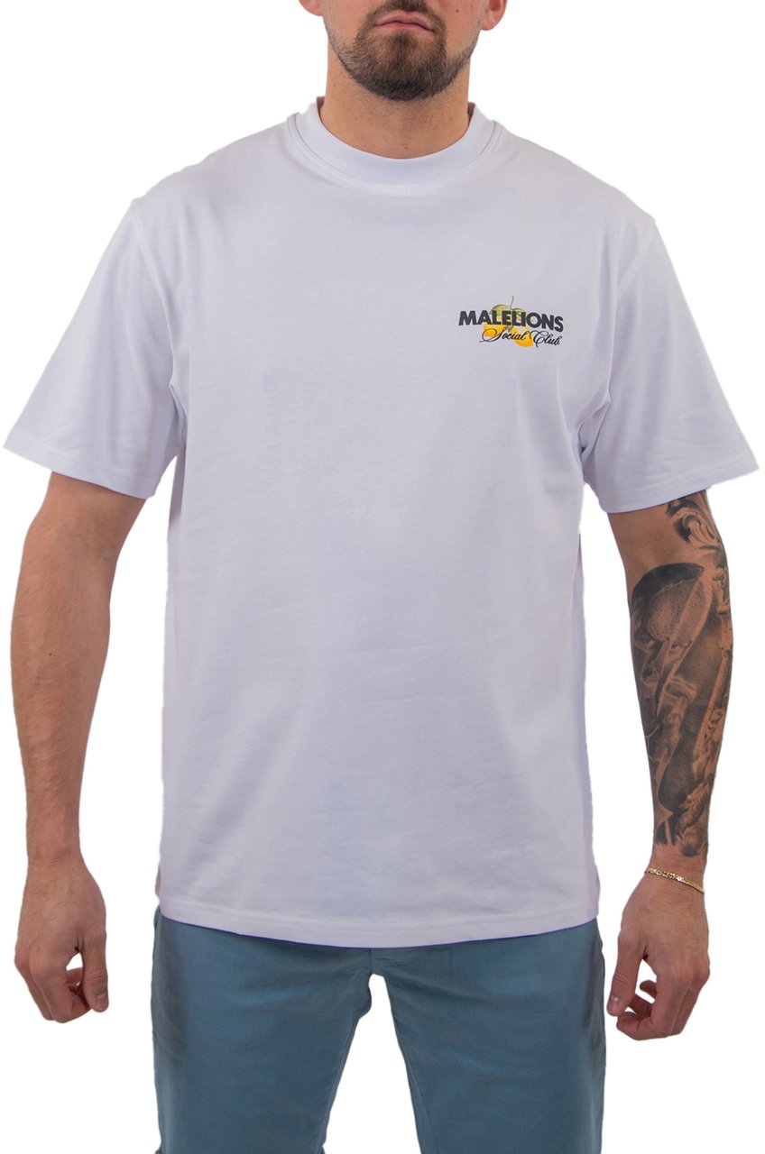 Malelions Malelions Men Limone Di Capri T-Shirt Wit