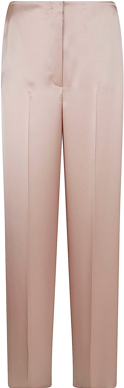 Pinko Trousers Rosa Mogano Paars