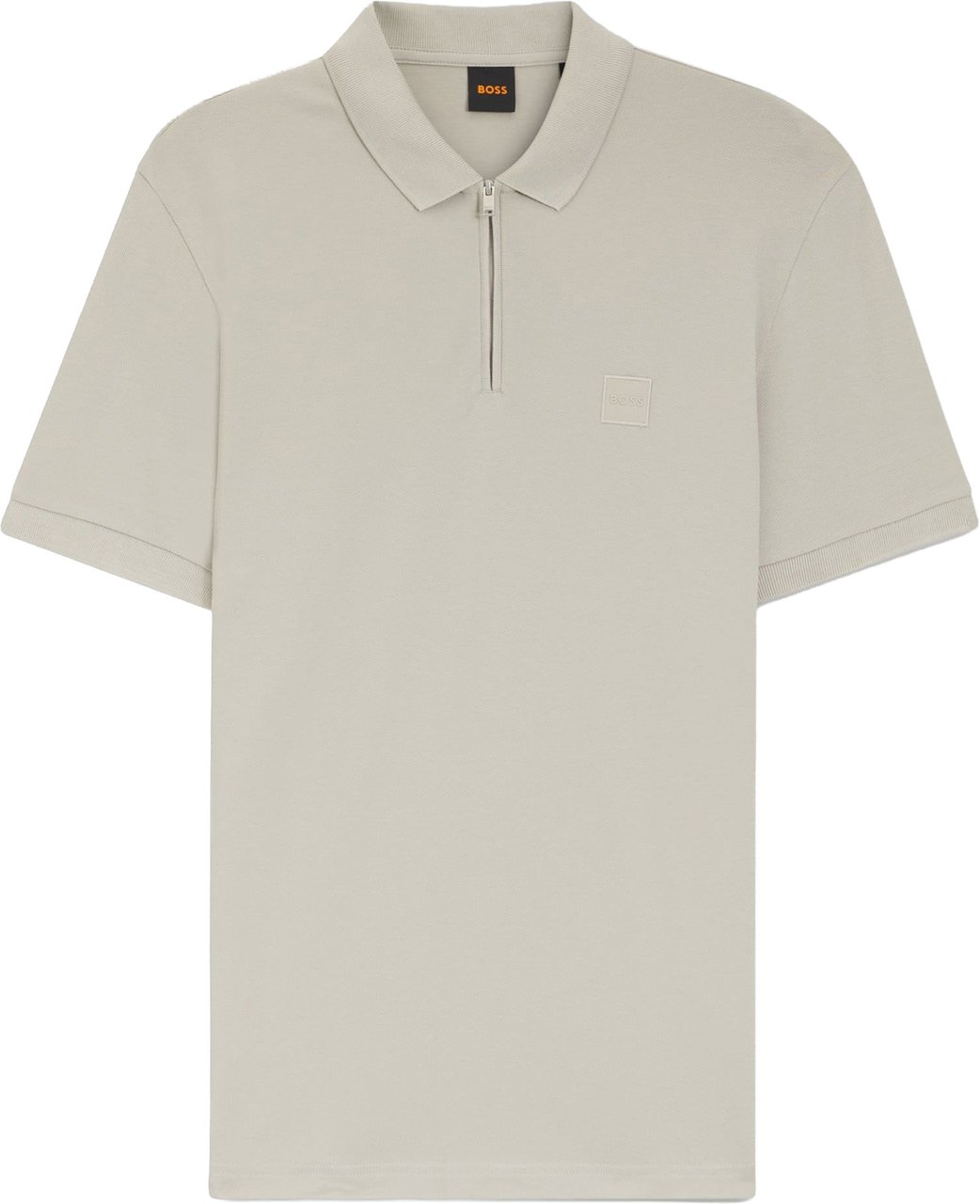 Boss Passerzip Light Grey Grijs