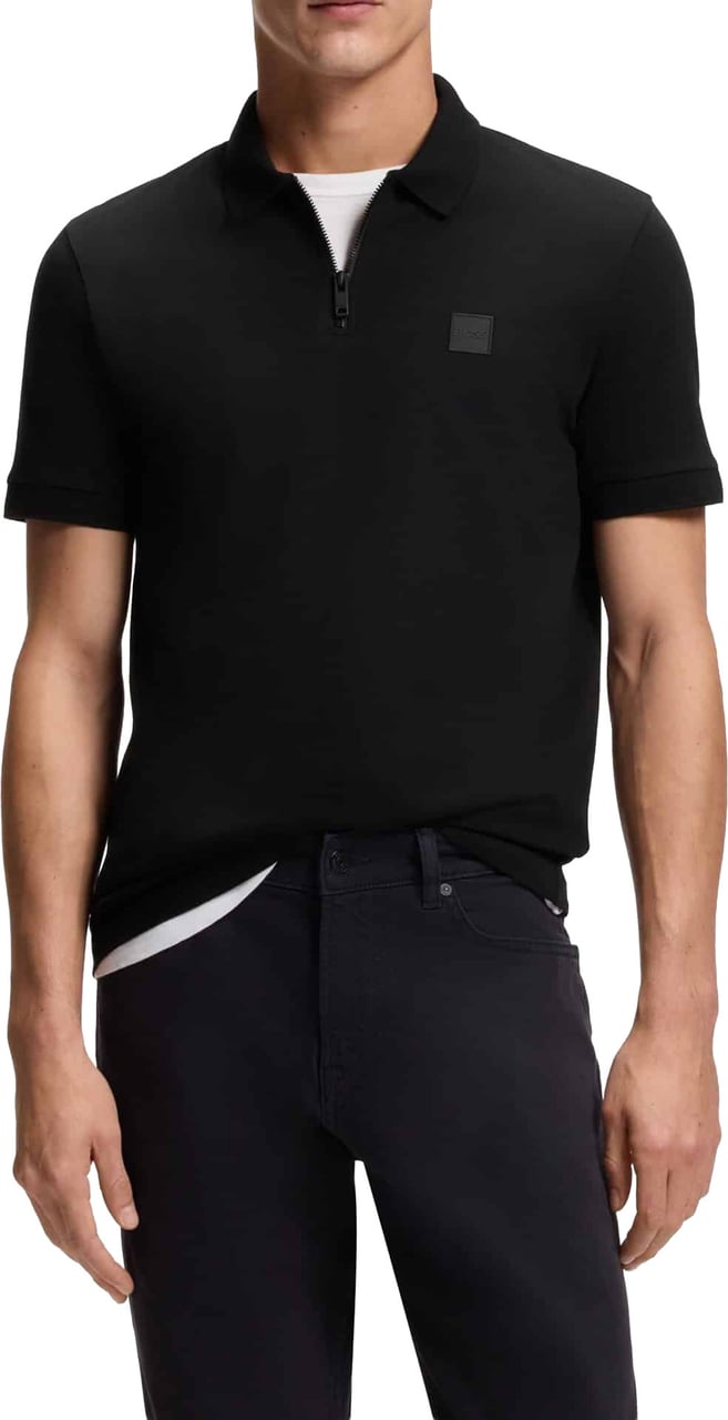 Boss Passerzip Black Zwart