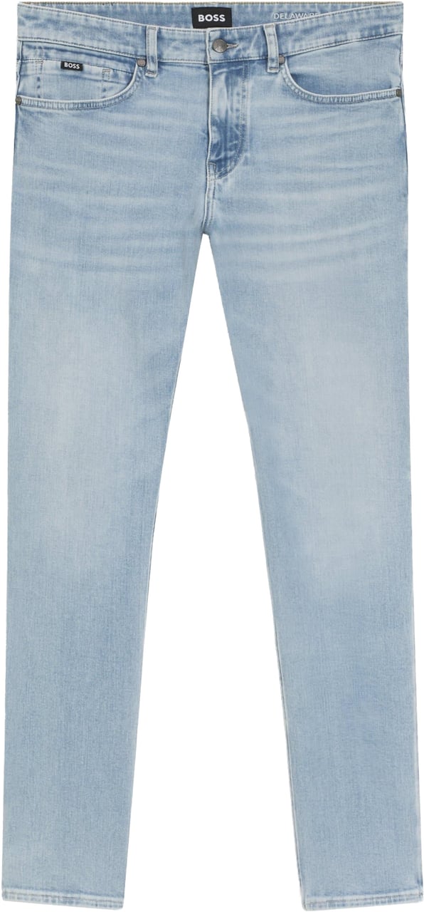 Boss C-Delaware Cashmere Touch Light Blu Blauw