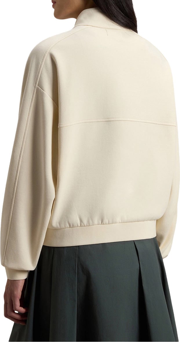 Woolrich Interlock Zipped Sweatshirt Neutraal