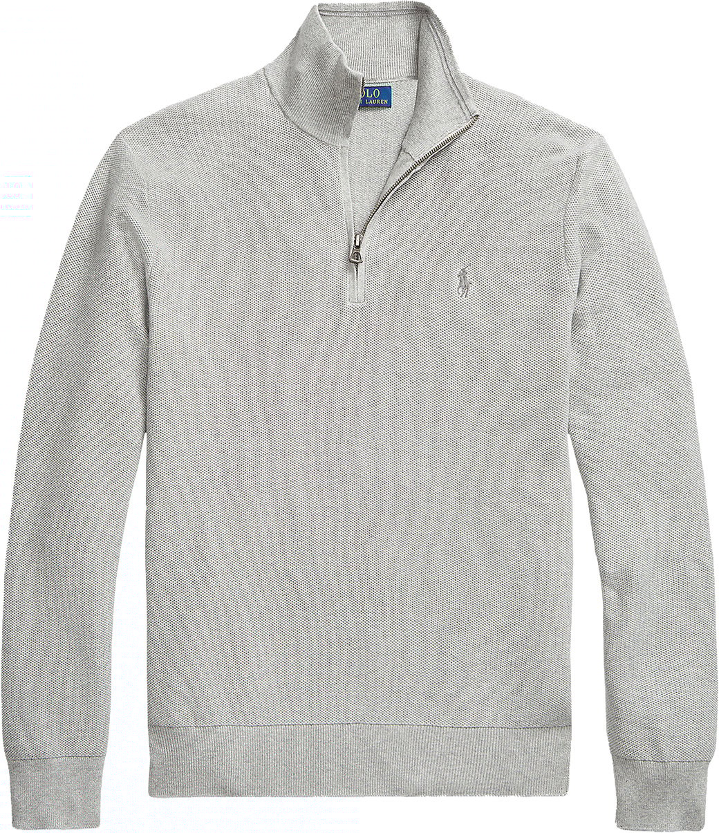 Ralph Lauren Half zip trui Grijs