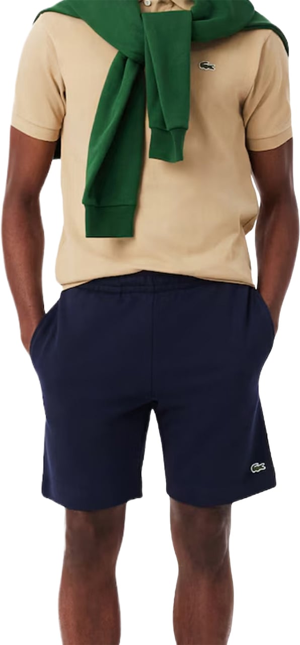 Lacoste Korte joggingbroek donkerblauw Blauw