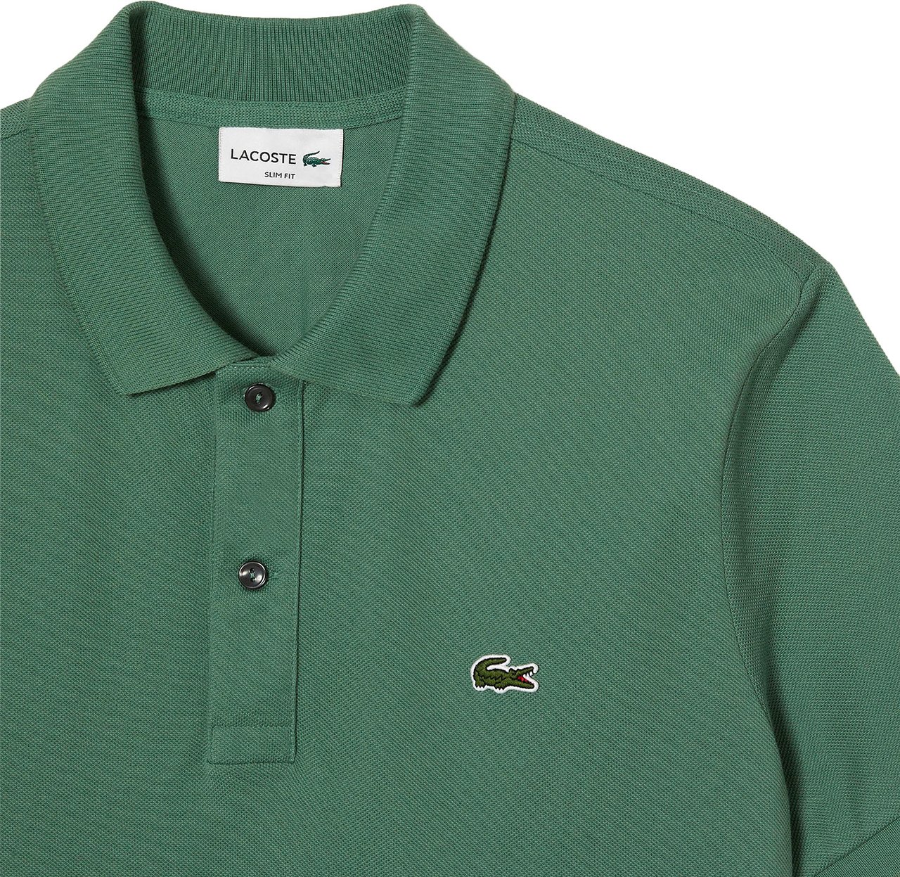 Lacoste Polo slim fit groen Groen