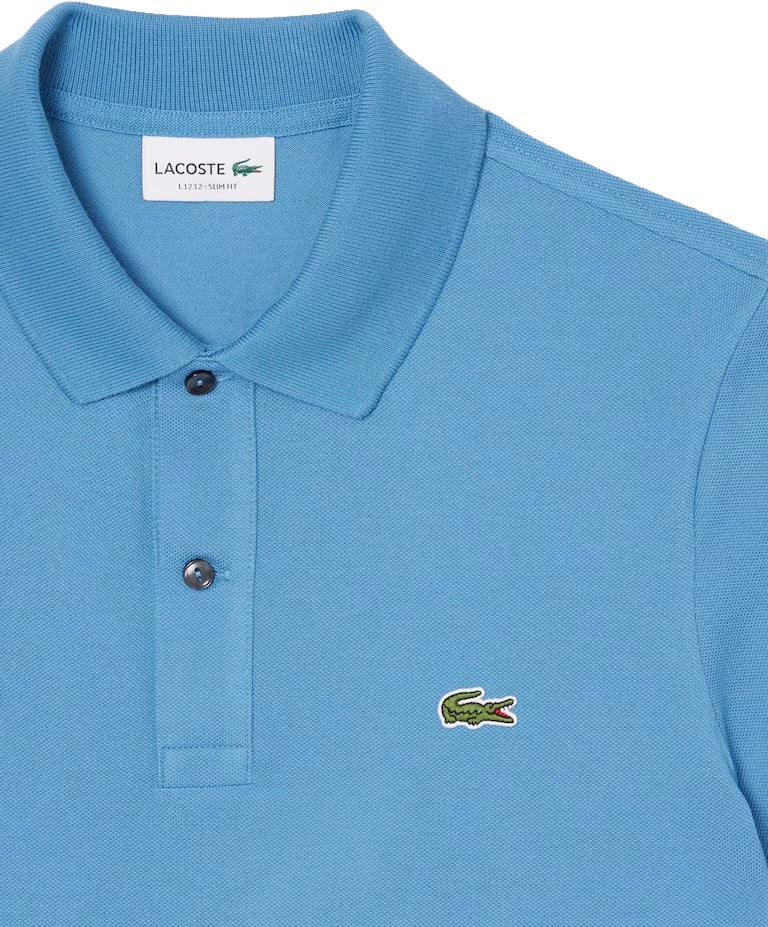 Lacoste Slim fit Piqué Polohemd Blauw