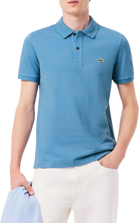 Lacoste Slim fit Piqué Polohemd Blauw