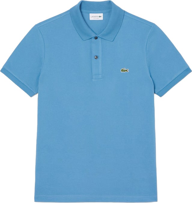 Lacoste Slim fit Piqué Polohemd Blauw