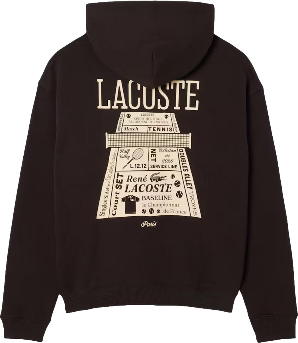 Lacoste Hoodie bruin Bruin
