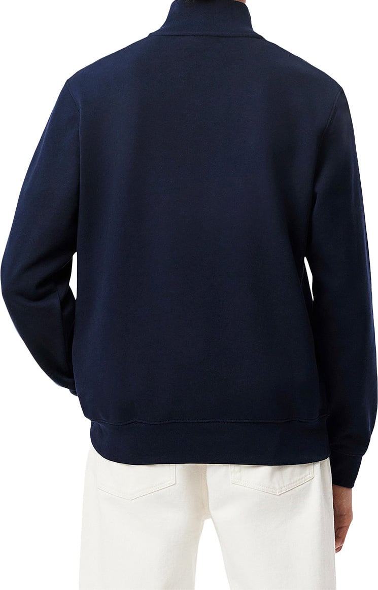 Lacoste Half zip sweater donkerblauw Blauw