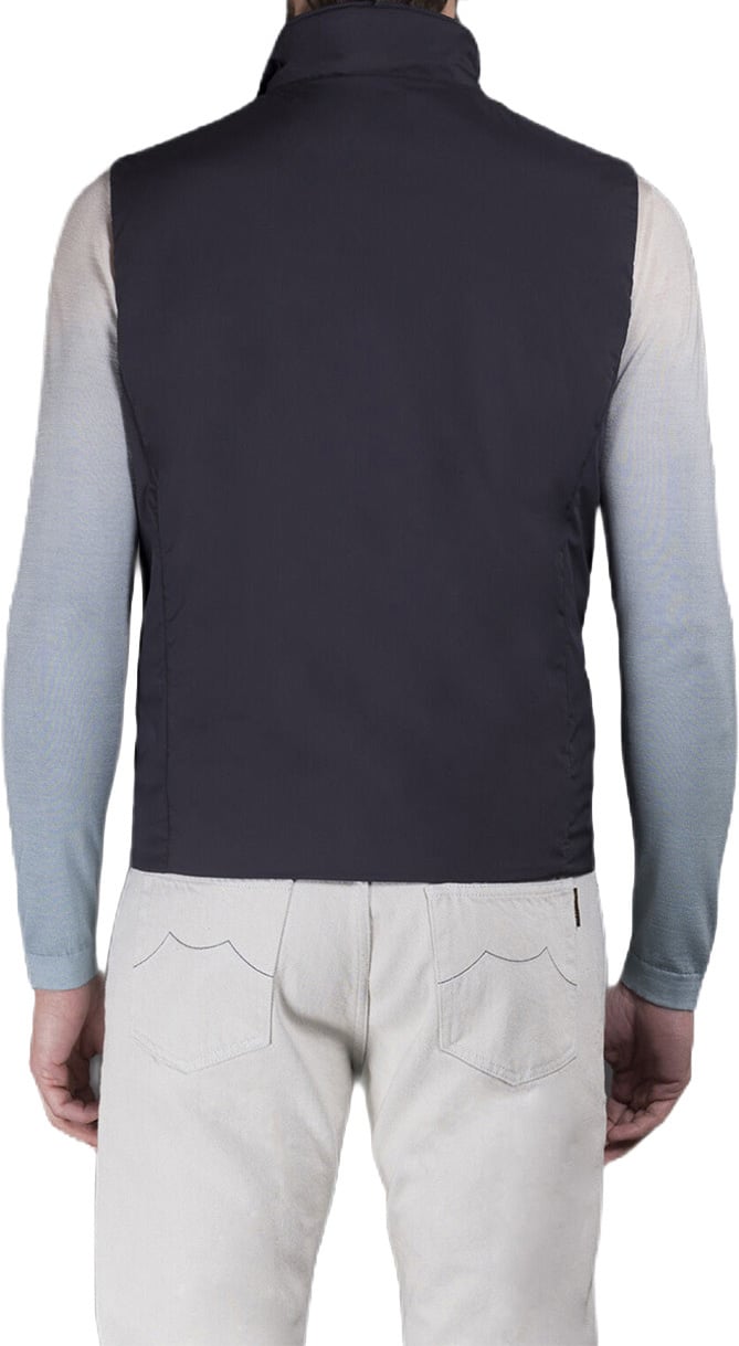 Moorer Bodywarmer Senio-Skt donkerblauw Blauw